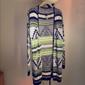 Multi colored cardigan